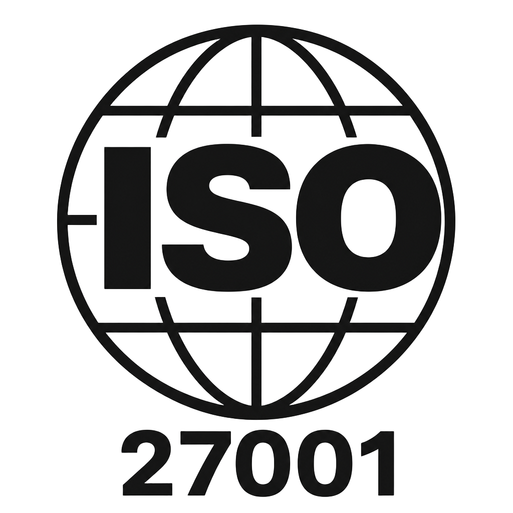 ISO 27001 information security certified